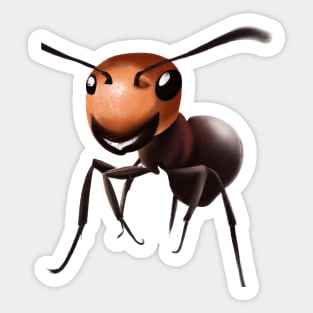 Cute Ant Drawing Sticker